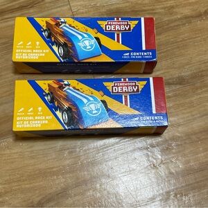 Official Pinewood Derby Car Kit BSA Race Box, Set of 2 New, 2018